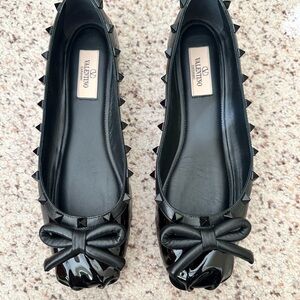 Valentino Garavani Rockstud Ballerina Flats